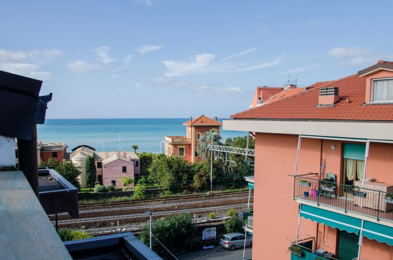 009 - Attico Sant'Anna Vista Mare 150M Dalla Spiaggia Con Terrazza Privata Apartment Sestri Levante Ngoại thất bức ảnh